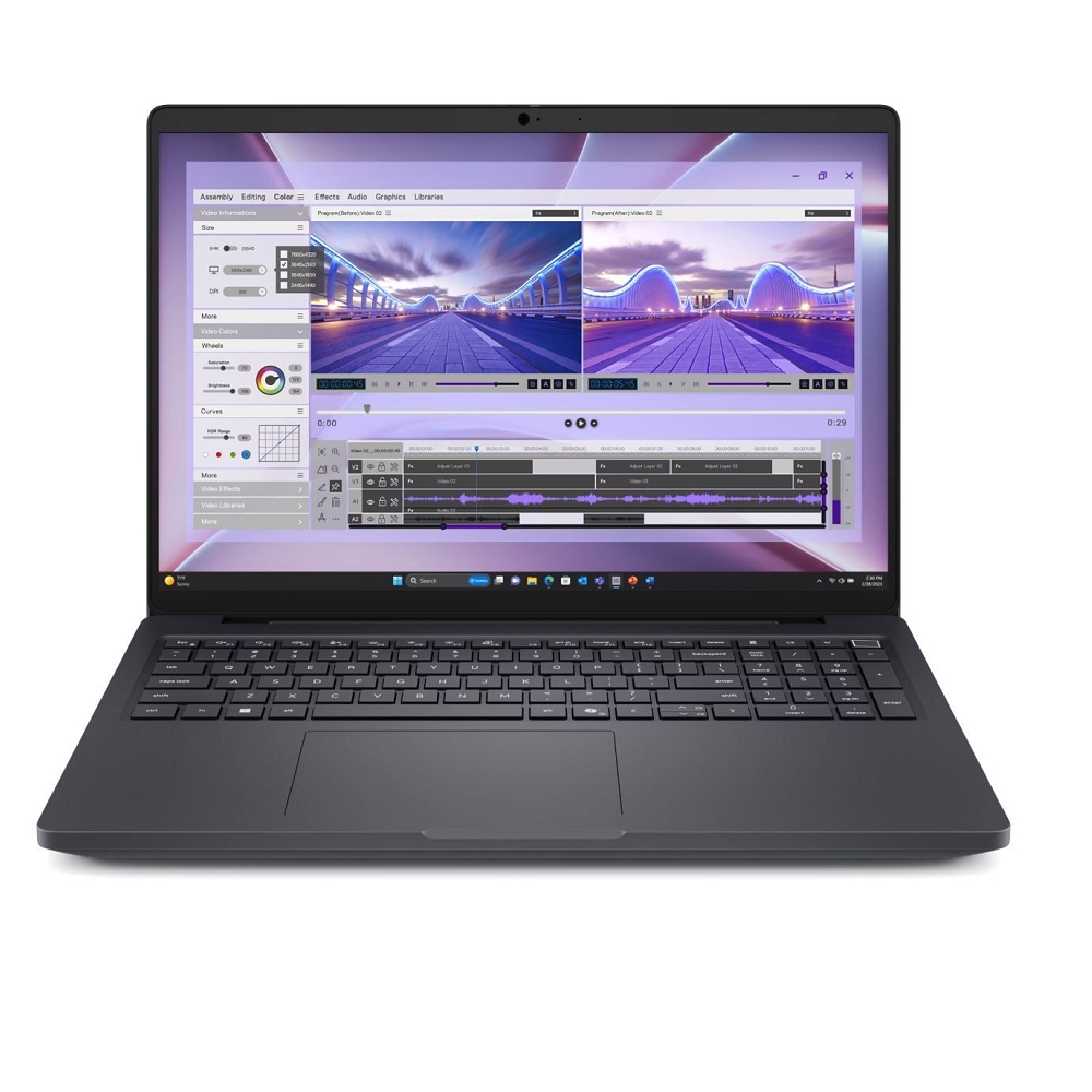 Dell Pro Max 16 laptop 16  1920 x 1200  Cu7 265H 32GB 1TB Win11 fotó, illusztráció : MC16250-3