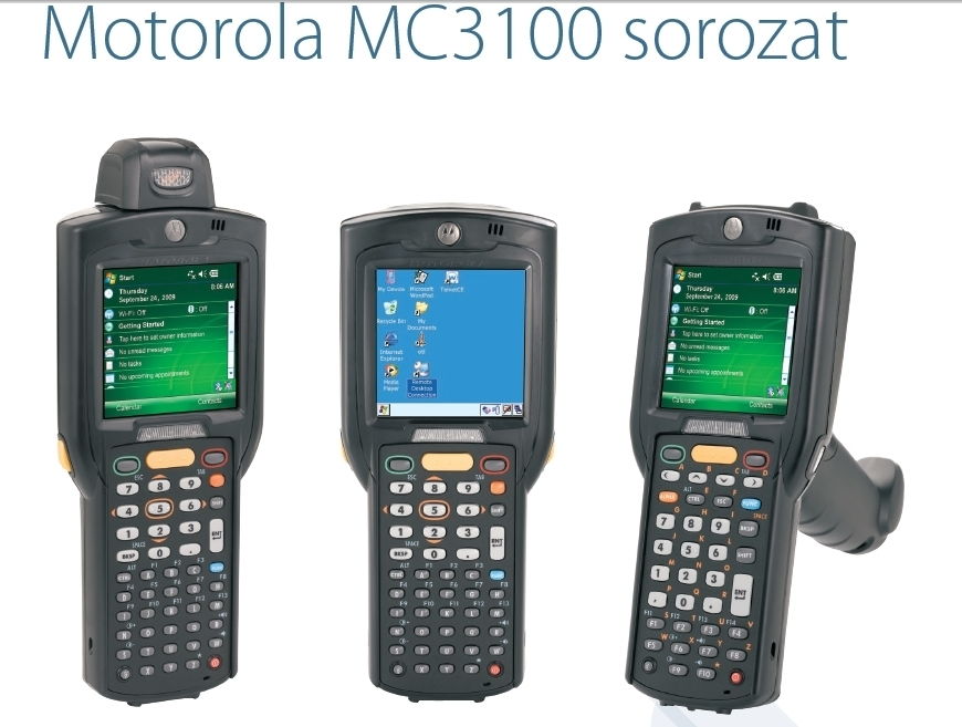 Motorola MC3100 ipari kivitelű adatgyűjtő vonalkód olvasó mobil terminál 28 gom fotó, illusztráció : MC3100-RL2S03E00