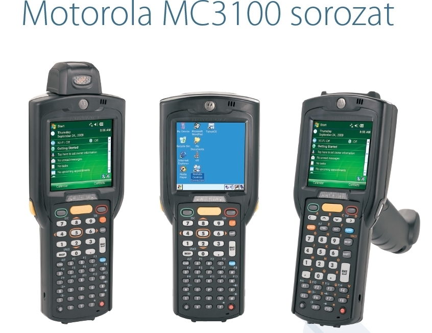 Motorola MC3100 ipari kivitelű adatgyűjtő vonalkód olvasó mobil terminál 38 Gom fotó, illusztráció : MC3100-RL3S03E00