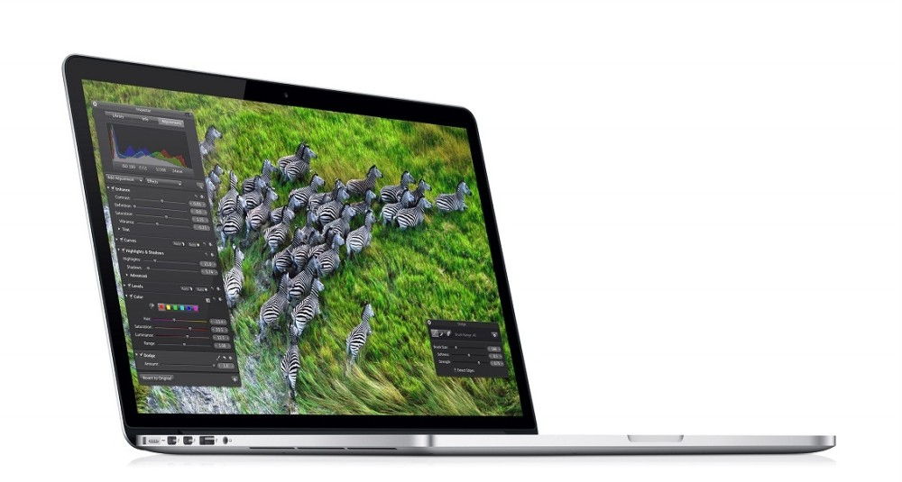 Retina MacBook Pro 15,4  notebook /Intel Core i7-3615QM 2,3GHz/8GB/256GB SSD/OS fotó, illusztráció : MC975MG_A