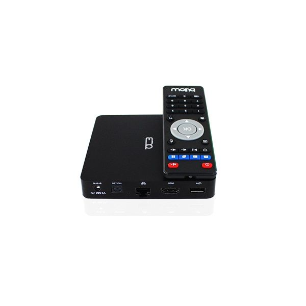 Smart TV box 4K QuadCore Android4.4 WiFi HDMI BT 3dbUSB távkapcsoló APPROX Bill fotó, illusztráció : MD07TV