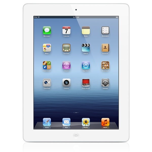 iPad 3 64 GB Wi-Fi fehér fotó, illusztráció : MD330HC_A