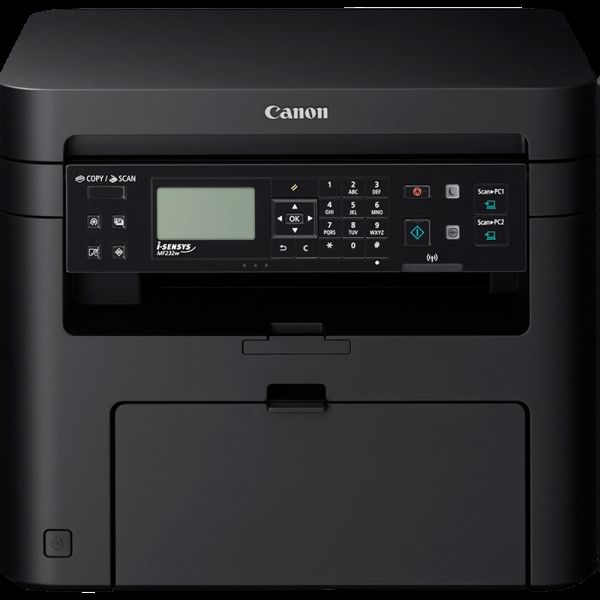 Multifunkciós nyomtató lézer A4 mono 3in1 MFP network WIFI Canon i-SENSYS MF232 fotó, illusztráció : MF232w