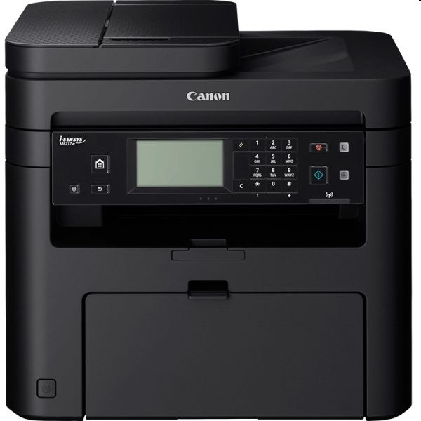 Multifunkciós nyomtató lézer mono A4 4in1 MFP ADF network Canon i-SENSYS MF237w fotó, illusztráció : MF237w