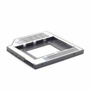 Notebook beépítő keret 5.25 DVD helyre HDD SSD 2.5 col 12.7mm MF-95-02 fotó