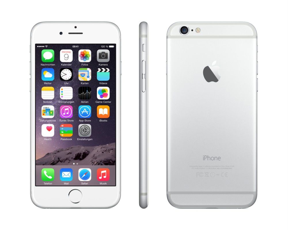 Apple iPhone 6 128GB Silver fotó, illusztráció : MG4C2