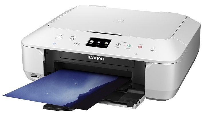 Multifunkciós nyomtató színes otthoni A4 Canon PIXMA MG6650 duplex WIFI fehér fotó, illusztráció : MG6650W