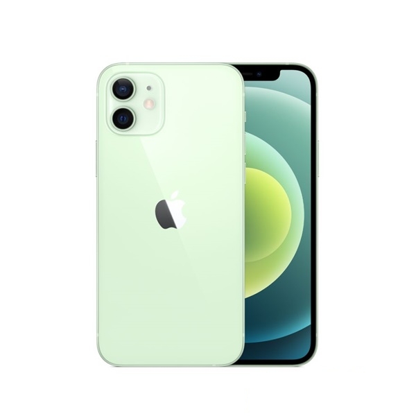 Apple iPhone 12 128GB Green zöld mobiltelefon fotó, illusztráció : MGJF3