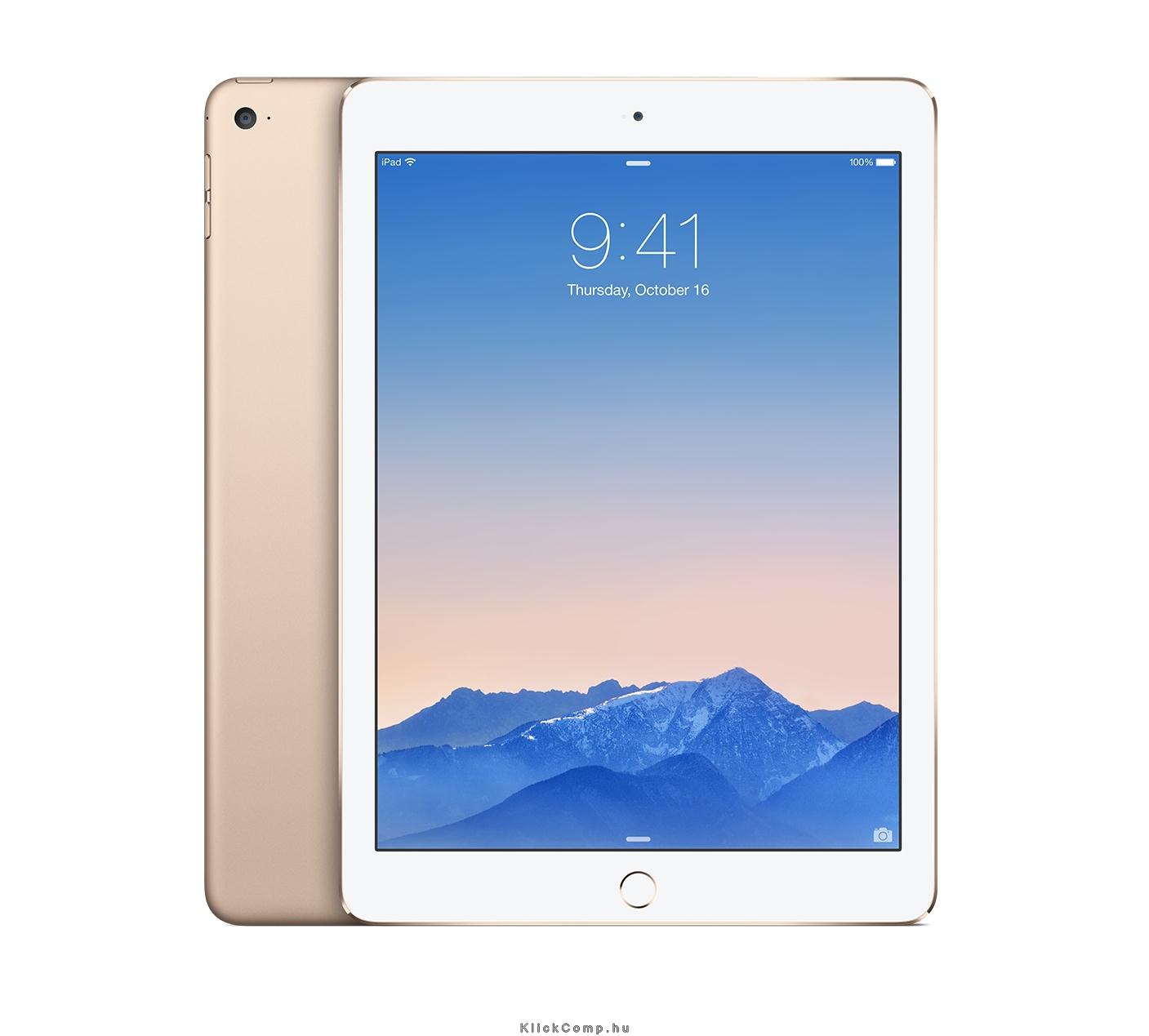 iPad Air 2 64 GB Wi-Fi + Cellular arany fotó, illusztráció : MH172