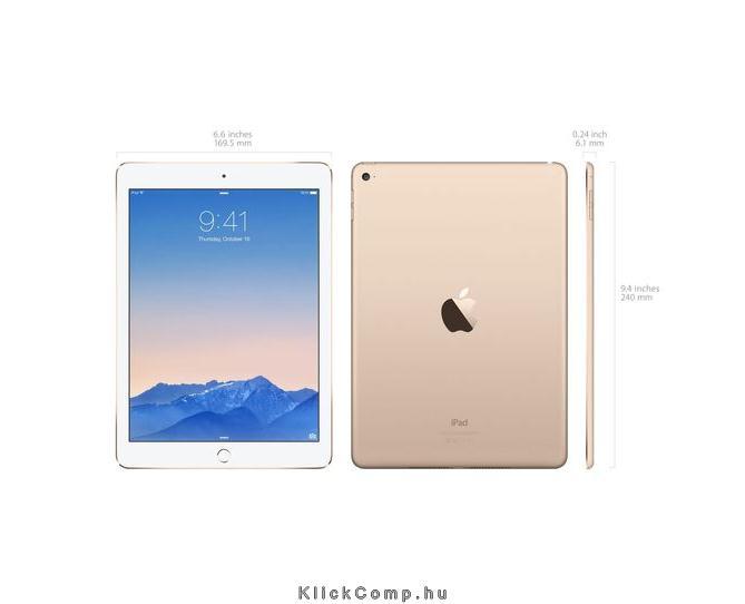 iPad Air 2 128 GB Wi-Fi + Cellular arany fotó, illusztráció : MH1G2