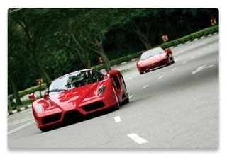 Manhattan notebook skin Red Car fotó, illusztráció : MH475686