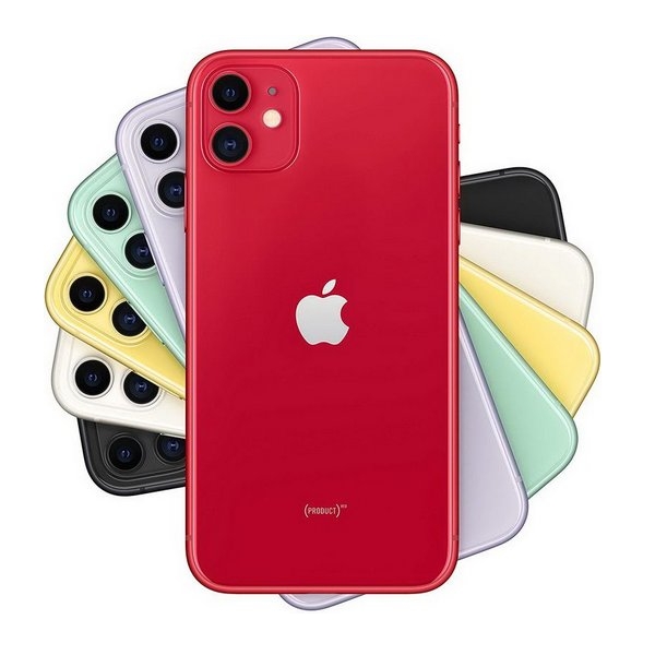 Apple iPhone 11 64GB (PRODUCT)RED (piros) fotó, illusztráció : MHDD3