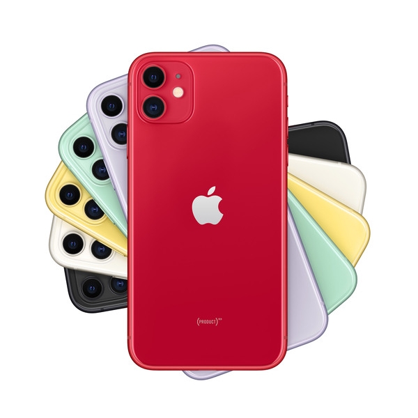 Apple iPhone 11 128GB (PRODUCT)RED (piros) fotó, illusztráció : MHDK3