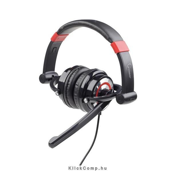 A4-Tech fekete headset fotó, illusztráció : MHS-5.1-001