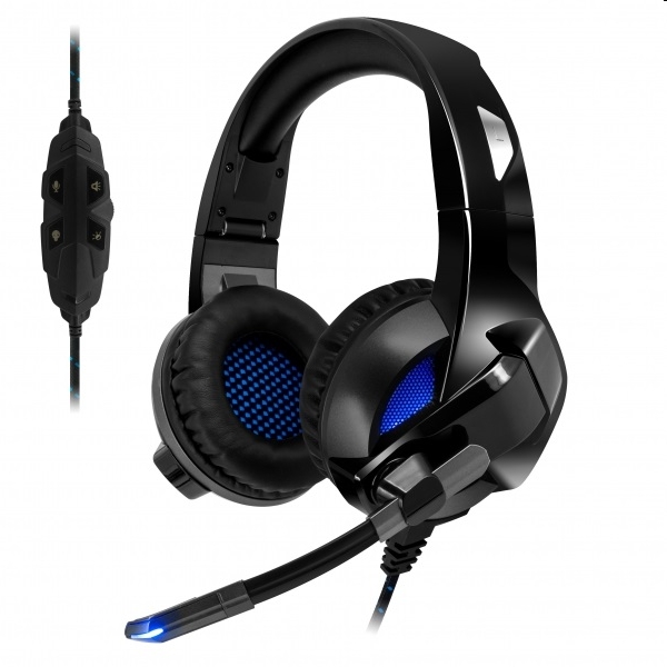 Fejhallgató mikrofonos Spirit of Gamer XPERT H300 USB fotó, illusztráció : MIC-XH300