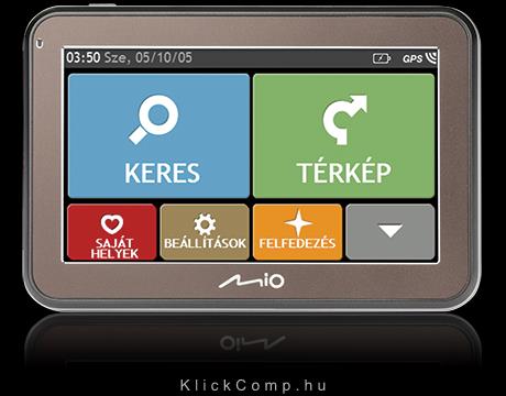 4,3  autós navigáció GPS térkép nélküli MIO SPIRIT 5100 NM fotó, illusztráció : MIO-SPIRIT-5100-NM