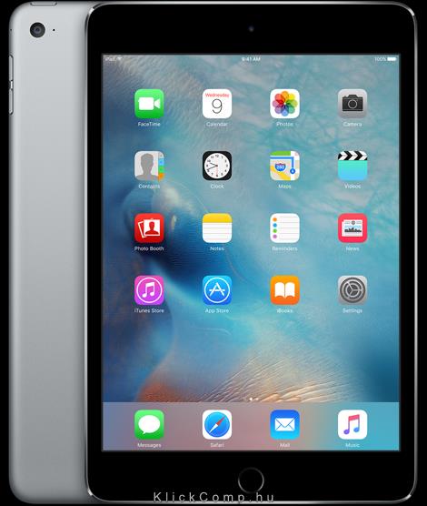 APPLE iPad Mini 4 7,9  128GB WiFi + Cellular - Asztroszürke fotó, illusztráció : MK762