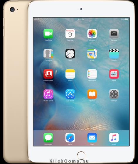 APPLE iPad Mini 4 7,9  128GB WiFi + Cellular - Arany fotó, illusztráció : MK782