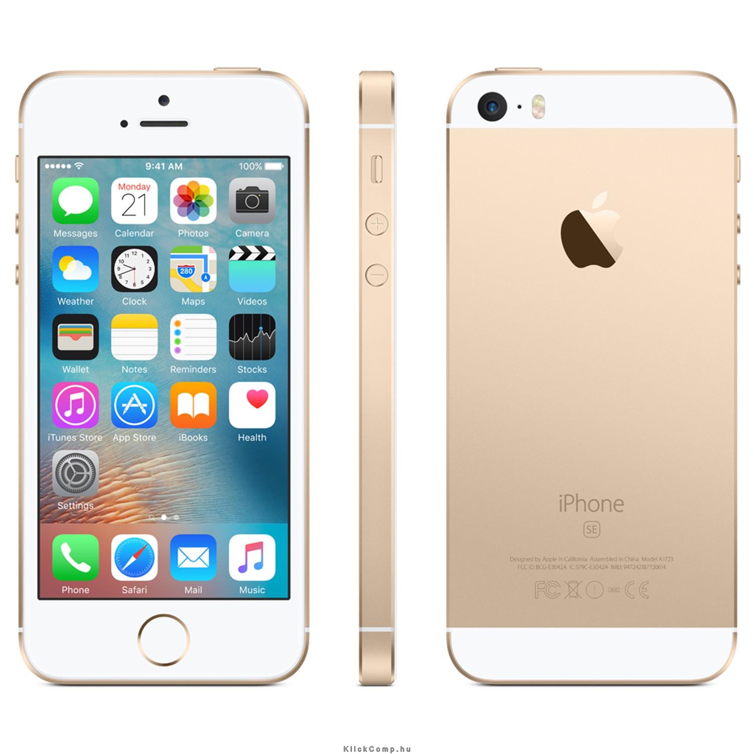 Apple iPhone SE 16GB Gold fotó, illusztráció : MLXM2