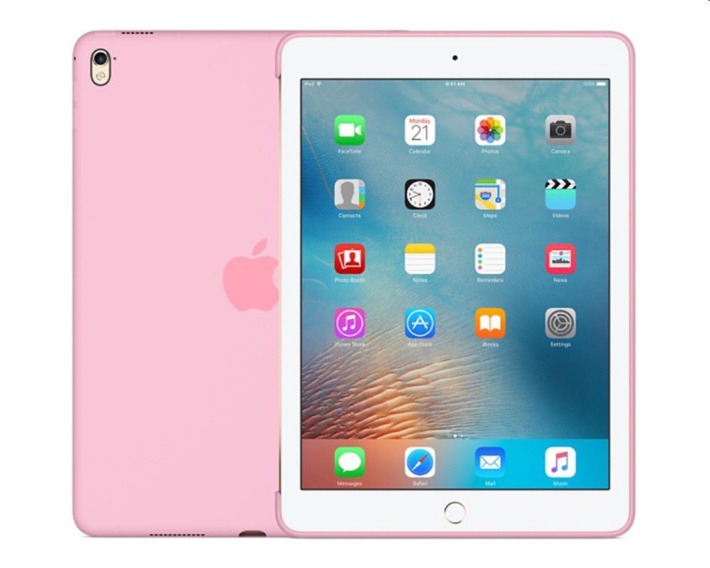 Apple iPad Pro 9,7  szilikontok világos rózsaszín fotó, illusztráció : MM242ZM_A