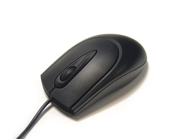 optikai egér 1 görgő, fekete USB fotó, illusztráció : MOA133UB