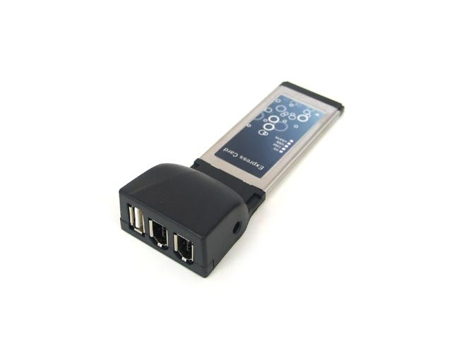 USB+2*1394A PCMCIA-Express kártya fotó, illusztráció : MP381CBU