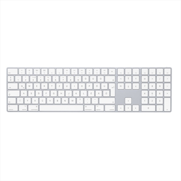 Vezetéknélküli billentyűzet Apple Magic Keyboard fehér HU fotó, illusztráció : MQ052MG_A