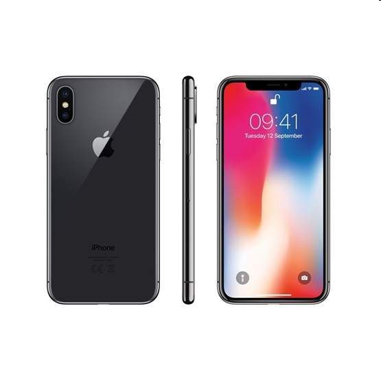 Apple iPhone X 64GB space gray (asztroszürke) fotó, illusztráció : MQAC2