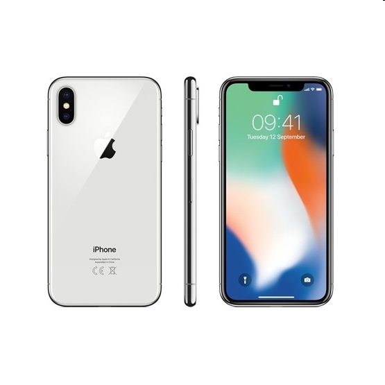 Apple iPhone X 64GB silver (ezüst) fotó, illusztráció : MQAD2