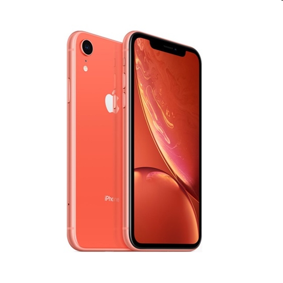 Apple iPhone XR 128GB Korall Mobiltelefon fotó, illusztráció : MRYG2