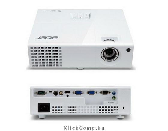 Acer P1340W WXGA 2700L HDMI 1.4 7 000 óra DLP 3D projektor fotó, illusztráció : MR.JF411.001
