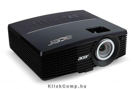 Acer P5207B XGA 4000L HDMI LAN 7 000 óra DLP 3D projektor fotó, illusztráció : MR.JGH11.002
