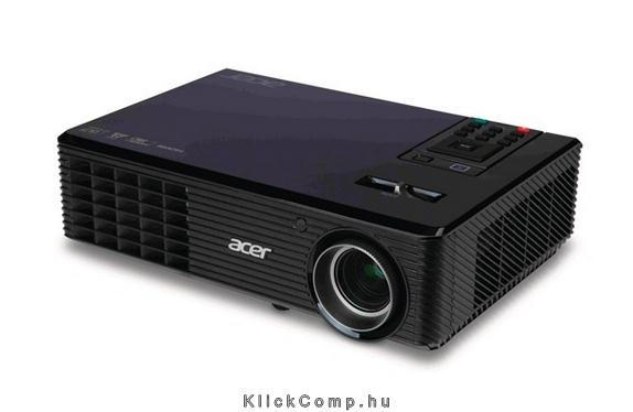 Acer P1163 SVGA 3000L HDMI 10 000 óra DLP 3D projektor fotó, illusztráció : MR.JGK11.001