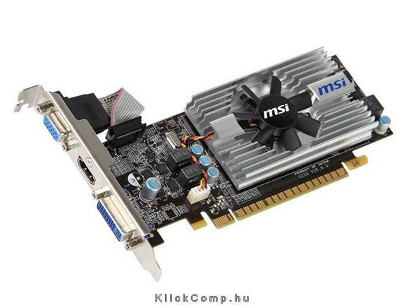 N430GT-MD1GD3/LP2 1GB DDR3 PCIe VGA/DVI/HDMI fotó, illusztráció : MSVN430GTMD1