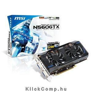 N560GTX-M2D1GD5 1GB GDDR5 PCIe 2DVI HDMI fotó, illusztráció : MSVN560GTXM2