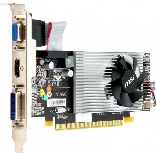R5450-MD512D3H/LP 512MB GDDR3 DVI, HDMI, D-Sub fotó, illusztráció : MSVR5450MD3