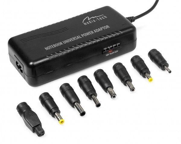 Notebook tápegység Media-Tech Univerzális AC adapter 90W laptop töltő - Már nem fotó, illusztráció : MT6254