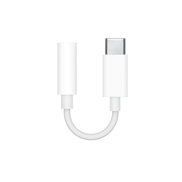 Apple USB-C - 3,5mm Jack adapter fotó, illusztráció : MU7E2ZM_A