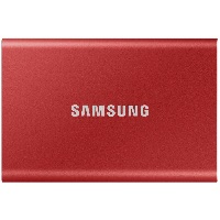 1TB külső SSD USB3.2 Samsung T7 piros MU-PC1T0R_WW Technikai adatok