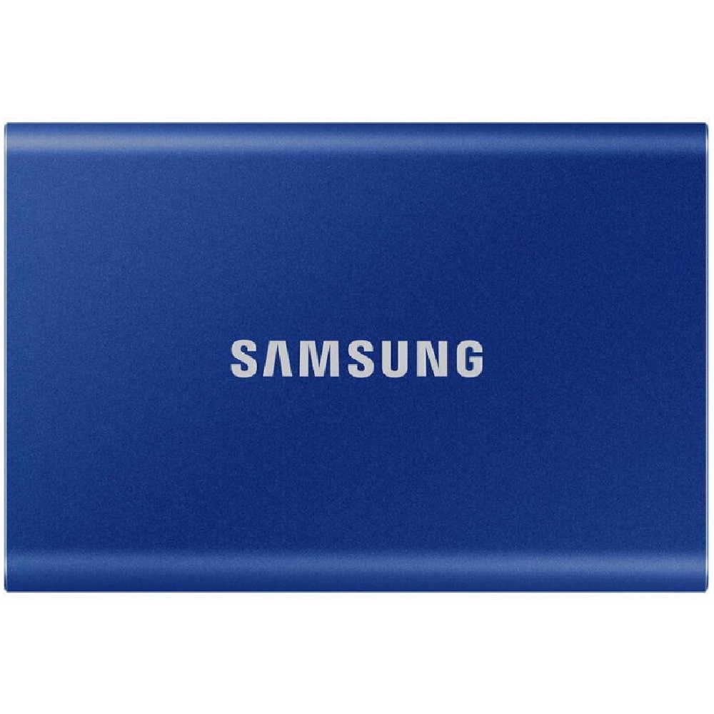 2TB külső SSD USB3.2 Samsung T7 kék fotó, illusztráció : MU-PC2T0H_WW