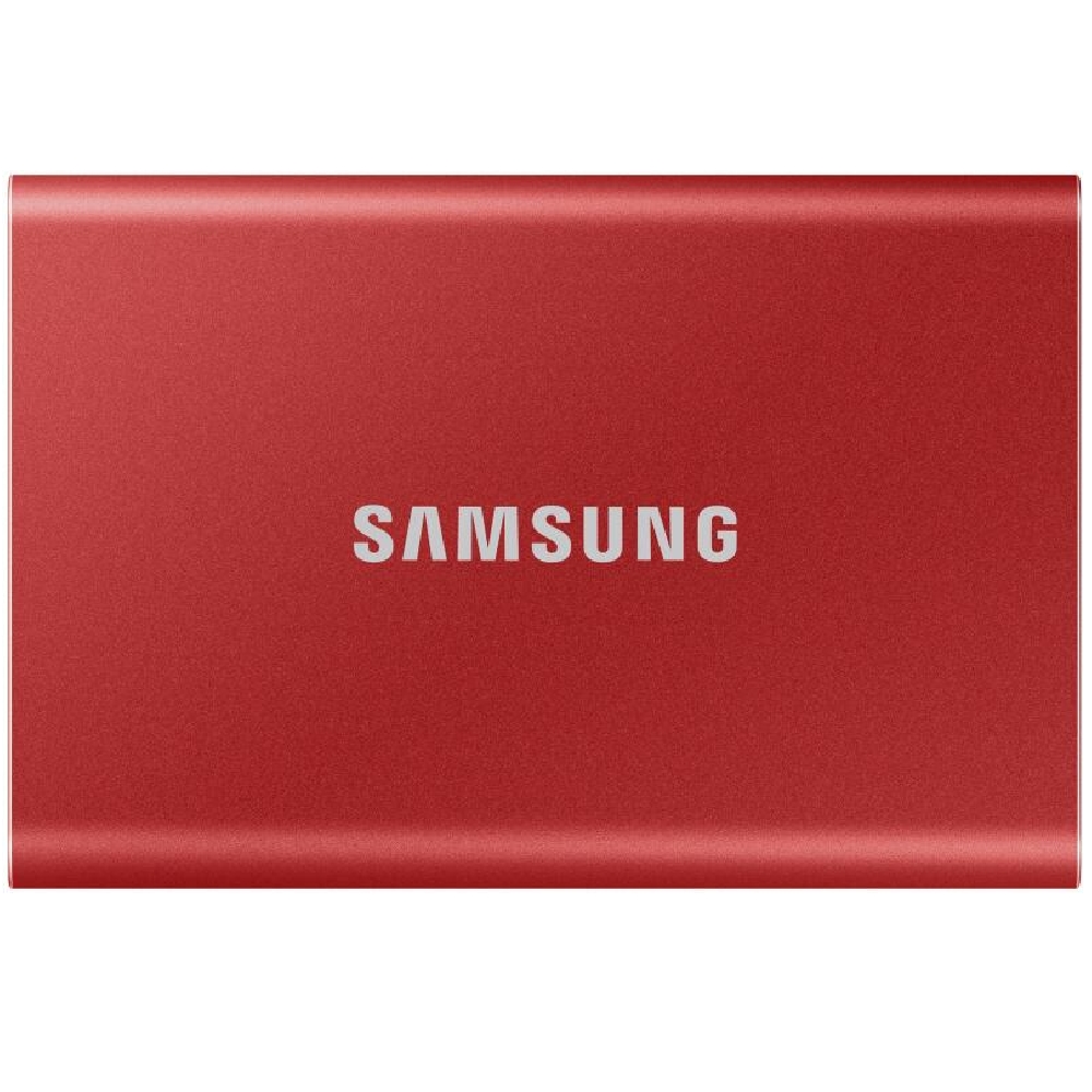 500GB külső SSD USB 3.2 Samsung MU-PC500R/WW piros T7 fotó, illusztráció : MU-PC500R_WW