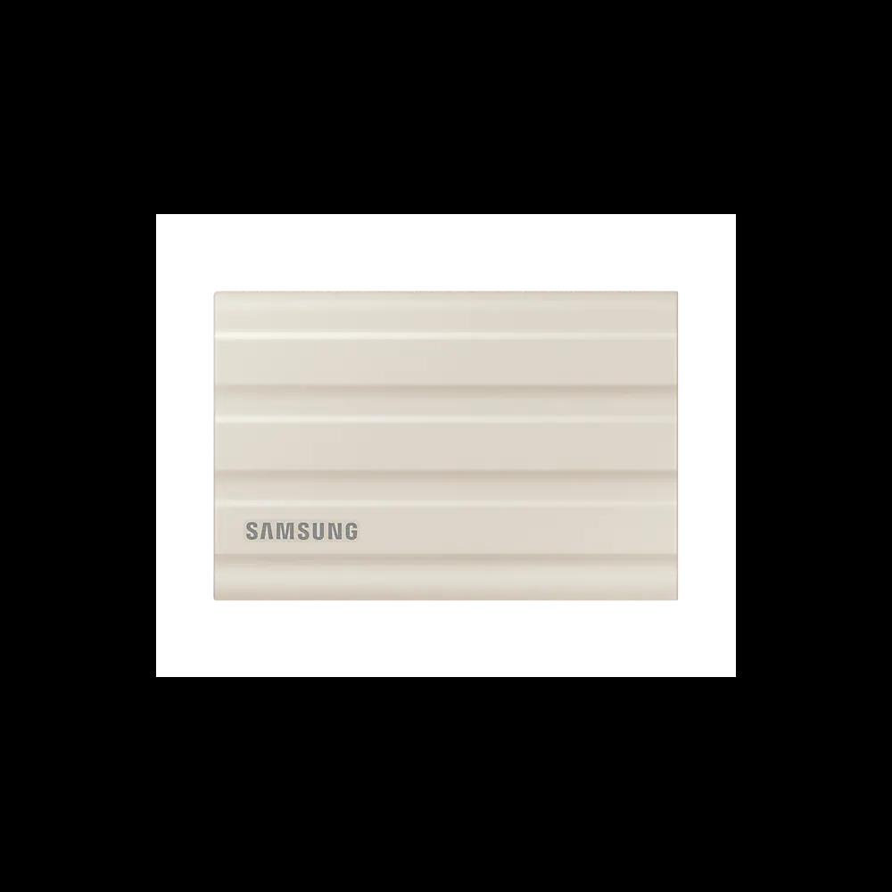 1TB külső SSD USB3.2 Samsung T7 Shield bézs fotó, illusztráció : MU-PE1T0K_EU