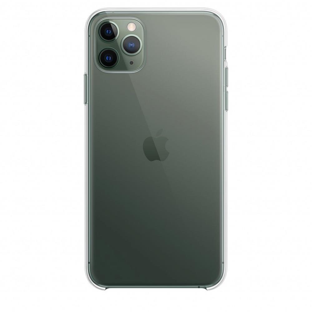 Apple iPhone 11 Pro Max átlátszó műanyag hátlap tok fotó, illusztráció : MX0H2ZM_A