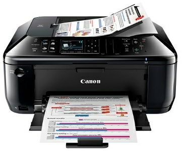 Canon Színes Multi nyomtató 5,5/9,7ppm, 4800x1200dpi, 100 lap, USB, ADF, Wi-Fi, fotó, illusztráció : MX515