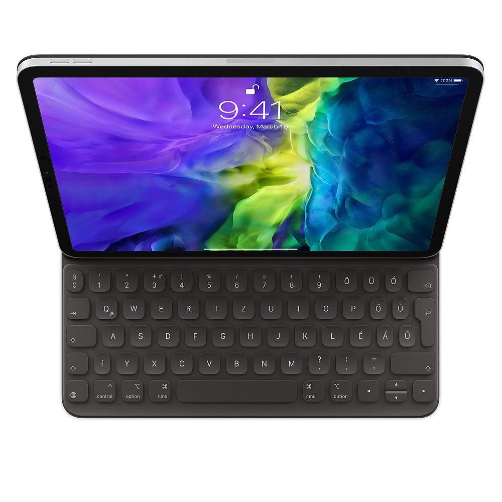 Billentyűzet Apple Smart Keyboard Folio 11  iPad Pro Gen2 fekete HU fotó, illusztráció : MXNK2MG_A