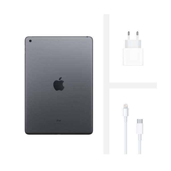 Apple iPad 10,2  128GB Wi-Fi + Cellular Space Grey asztroszürke iPad 8 Tablet-P fotó, illusztráció : MYML2HC_A