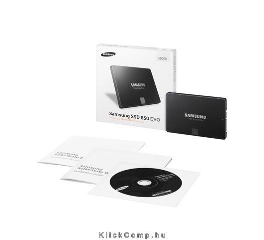 500GB SSD SATA3 SAMSUNG EVO Basic 850 Series fotó, illusztráció : MZ-75E500B_EU