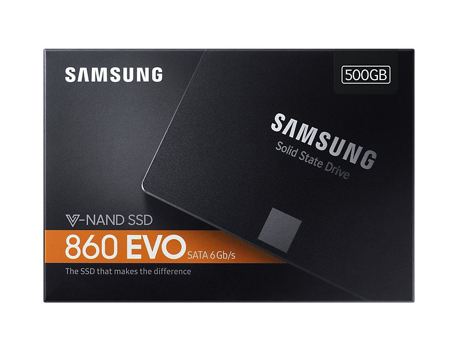 500GB SSD SATA3 Samsung EVO 860 Series fotó, illusztráció : MZ-76E500B_EU