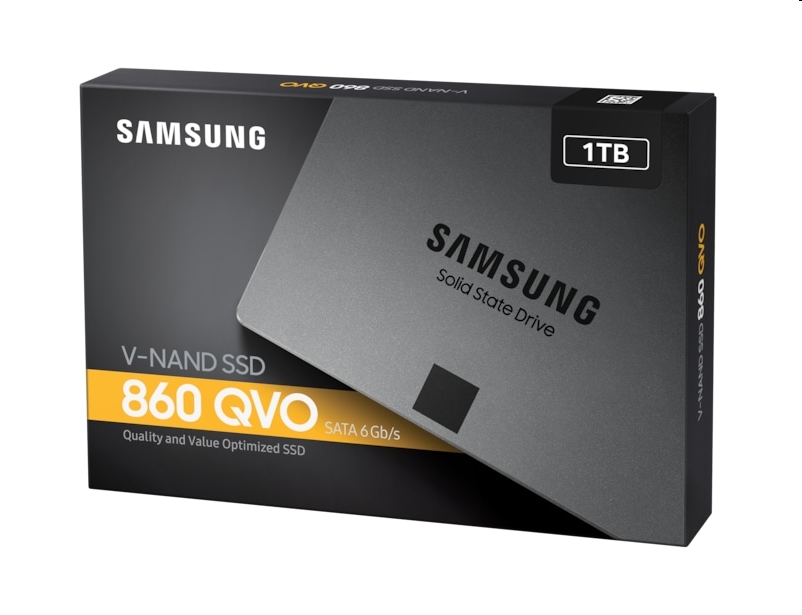 1TB SSD SATA3 2,5  Samsung 860 QVO Series MZ-76Q1T0BW fotó, illusztráció : MZ-76Q1T0BW