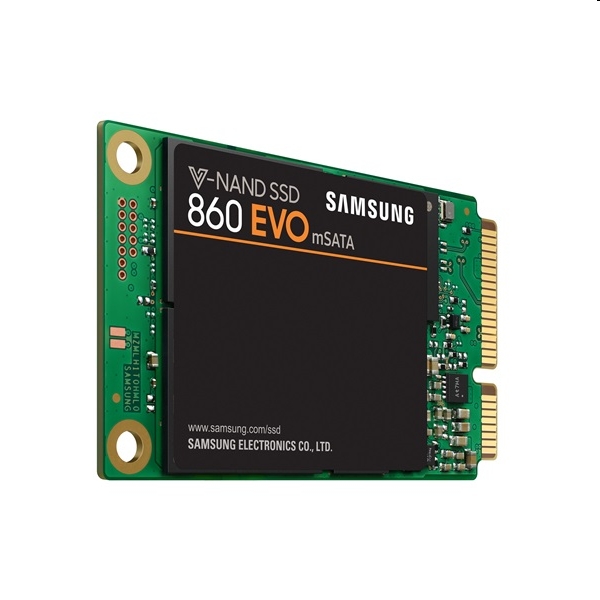1TB SSD mSATA Samsung 860 EVO fotó, illusztráció : MZ-M6E1T0BW